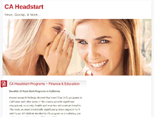 Tablet Screenshot of ca-headstart.org